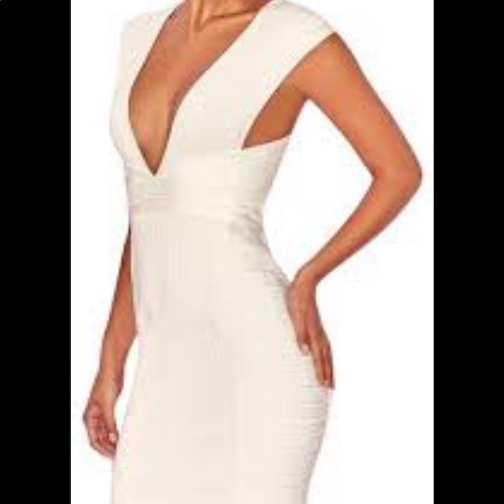 House of CB white Alvarez Night out bandage dress